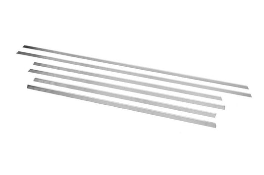 Window edging (SW) (6 pcs., stainless steel) for Mercedes E-class W212 2009-2016 - Reelken Auto