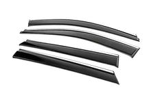 Window Deflectors with Chrome Trim Niken Luxury (4 pcs) for Hyundai Santa Fe 3 2012-2018 - image 2