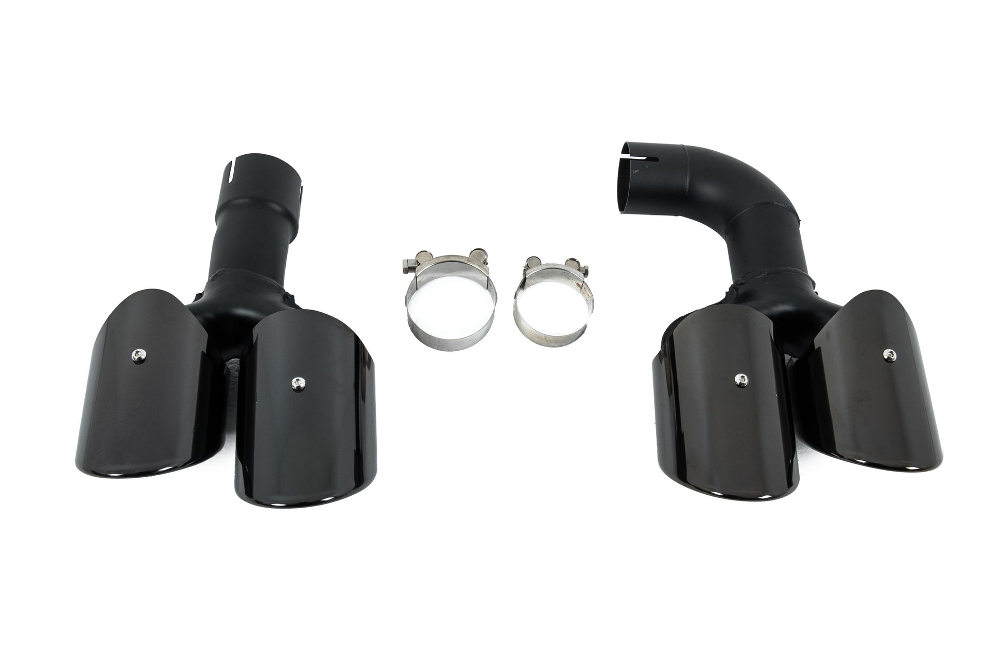 Black exhaust tips in X3M F97 style (V1) for BMW X3 G01 2018- - image 2
