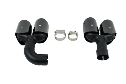 Black exhaust tips in X3M F97 style (V1) for BMW X3 G01 2018- - image 5