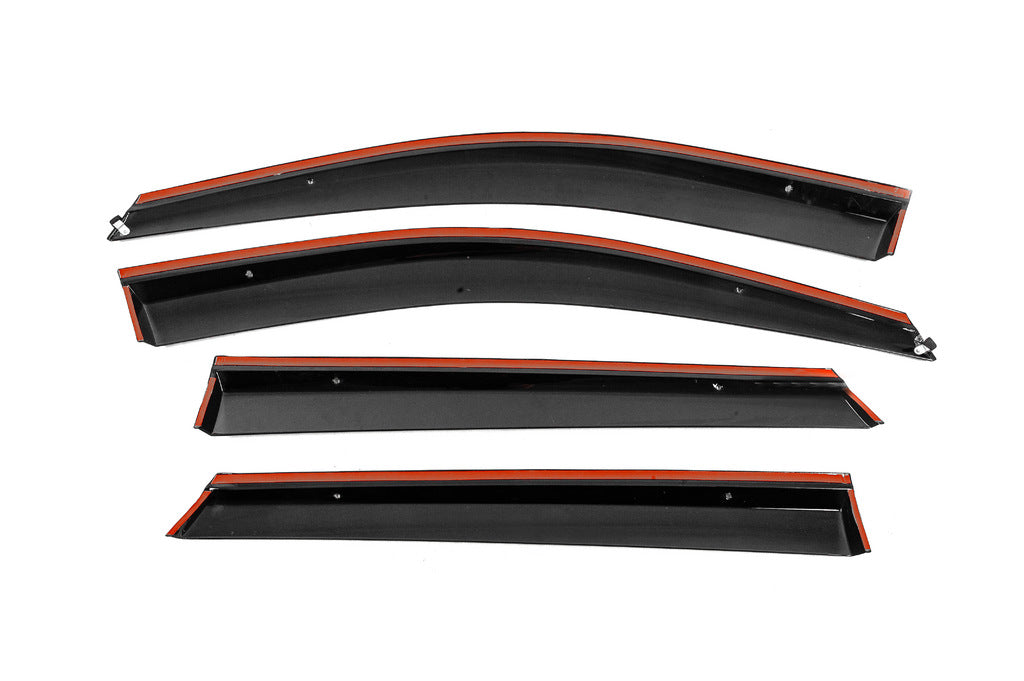 Window Deflectors with Chrome Trim Niken Luxury (4 pcs) for Hyundai Tucson TL 2016-2021 - image 5