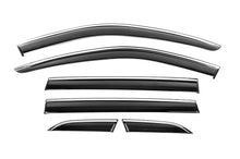 Window Deflectors with Chrome Trim Niken Luxury (6 pcs) for Honda CRV 2022- - image 1