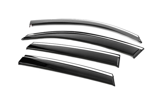 Niken Luxury chrome windbreakers (4 pcs) for Audi Q5 2008-2017 - image 2