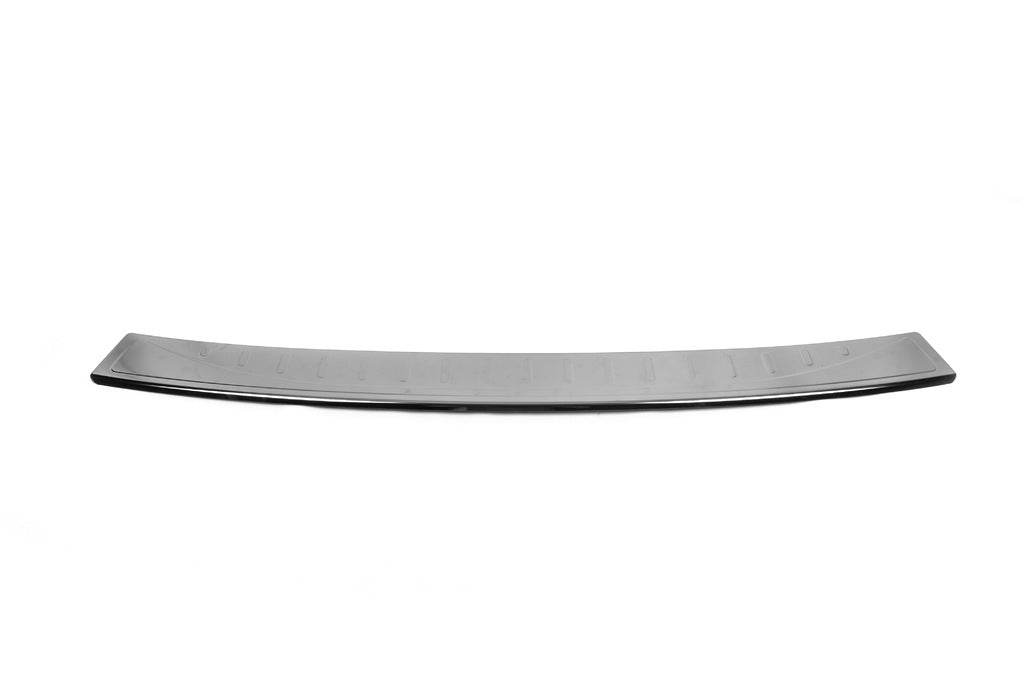 Rear bumper cover Omsa Black chrome (1 door, stainless steel) for Volkswagen T6 - Reelken Auto