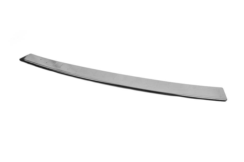 Rear bumper cover Omsa Black chrome (1 door, stainless steel) for Volkswagen T6 - Reelken Auto