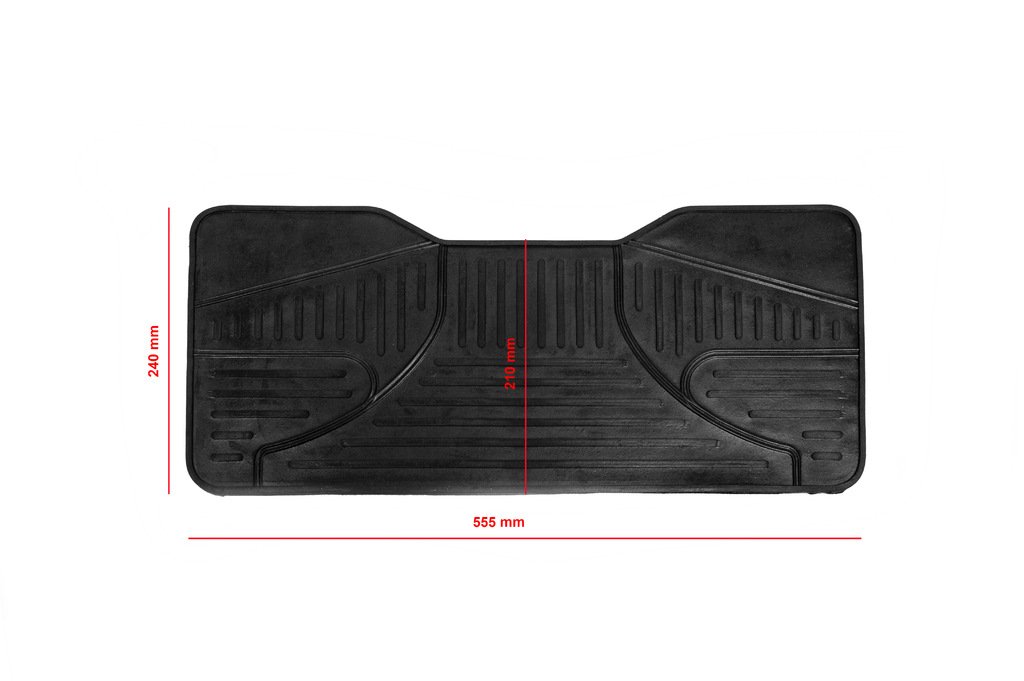 Rear Tunnel Rubber Mat (Polytep) for Skoda Octavia II A5 2006-2010 - image 2