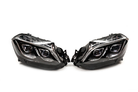 Front headlights (for converted vehicles from GL to GLS, set of 2) for Mercedes GL/GLS сlass X166 2012-2019 - image 1