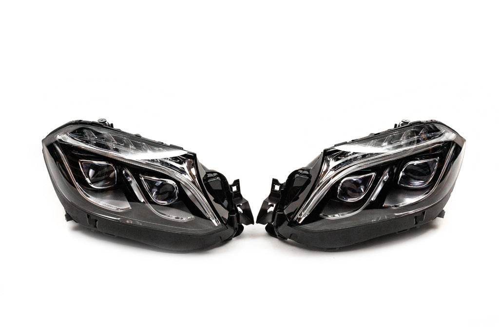 Headlights Europe for GLS (2 pcs., China) for Mercedes GL/GLS class X166 - Reelken Auto