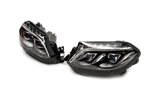 Headlights Europe for GLS (2 pcs., China) for Mercedes GL/GLS class X166 - Reelken Auto