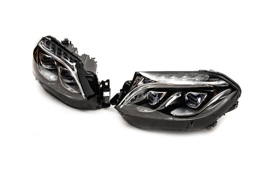 Front headlights (for converted vehicles from GL to GLS, set of 2) for Mercedes GL/GLS сlass X166 2012-2019 - image 2