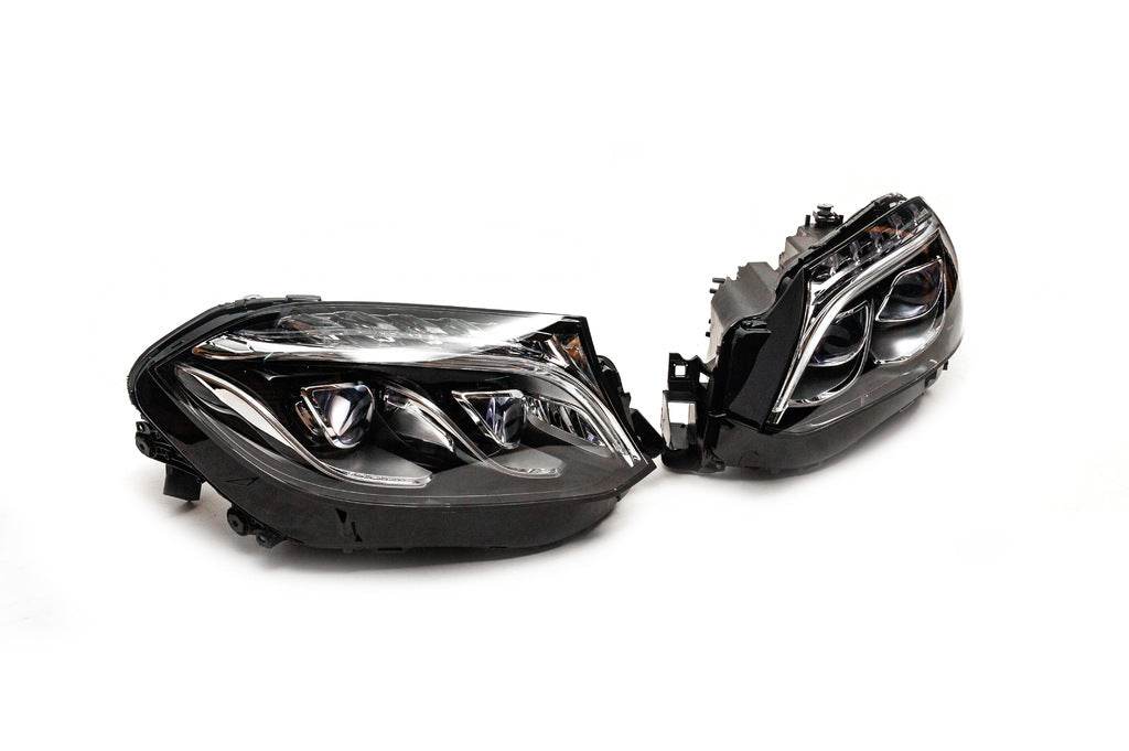 Headlights Europe for GLS (2 pcs., China) for Mercedes GL/GLS class X166 - Reelken Auto