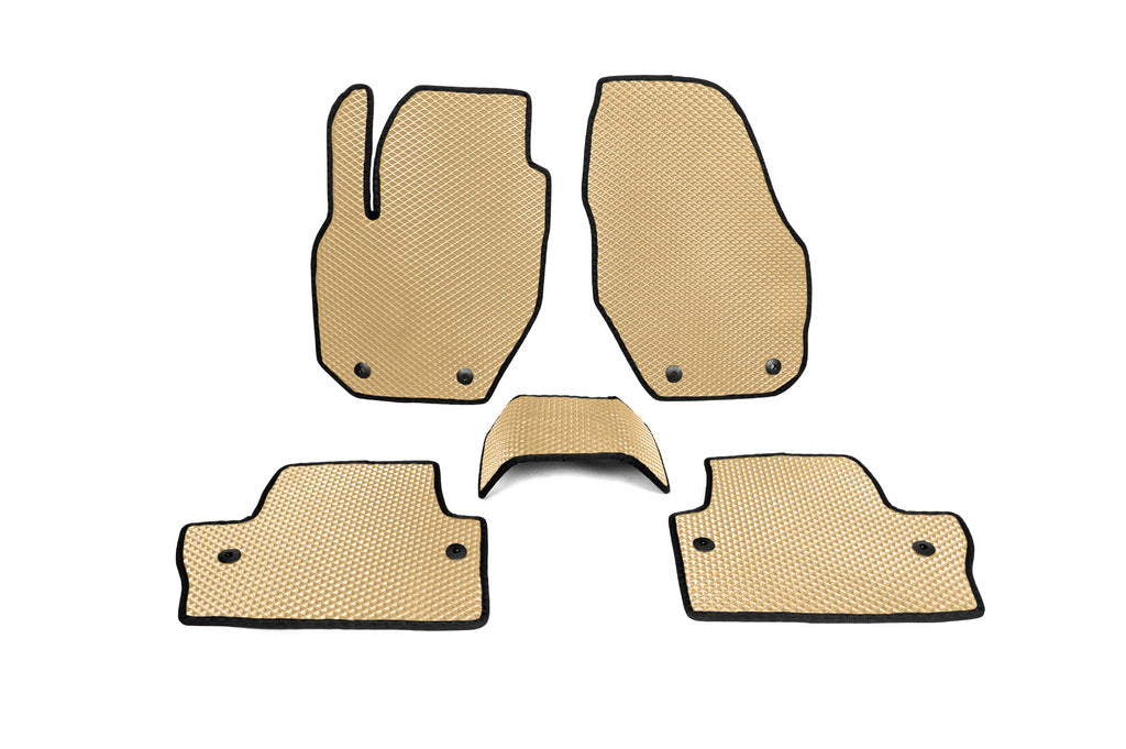 EVA Floor Mats (Beige) for Volvo V60 2011-2018 - image 1