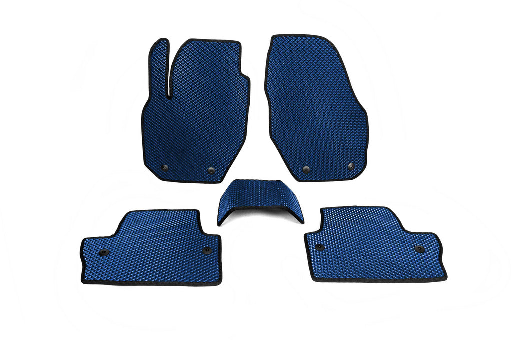 EVA Floor Mats (Blue) for Volvo V60 2011-2018 - image 1