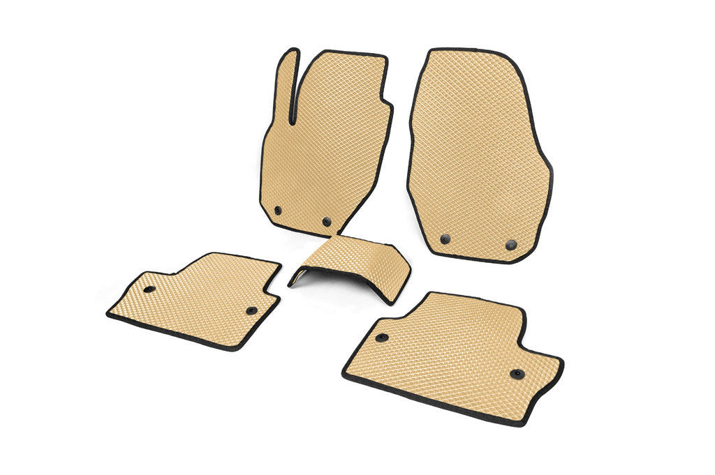 EVA Floor Mats (Beige) for Volvo V60 2011-2018 - image 2