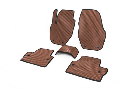 EVA Floor Mats (Brown) for Volvo S60 2010-2018 - image 2