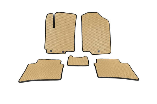 EVA mats (Beige) for Hyundai Accent 2011-2017 - Reelken Auto