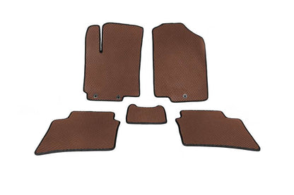 EVA mats (Brown) for Hyundai Accent 2011-2017 - Reelken Auto