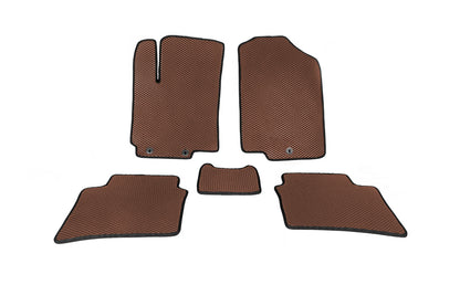 EVA Floor Mats (Brown) for Hyundai Accent 2011-2017 - image 1