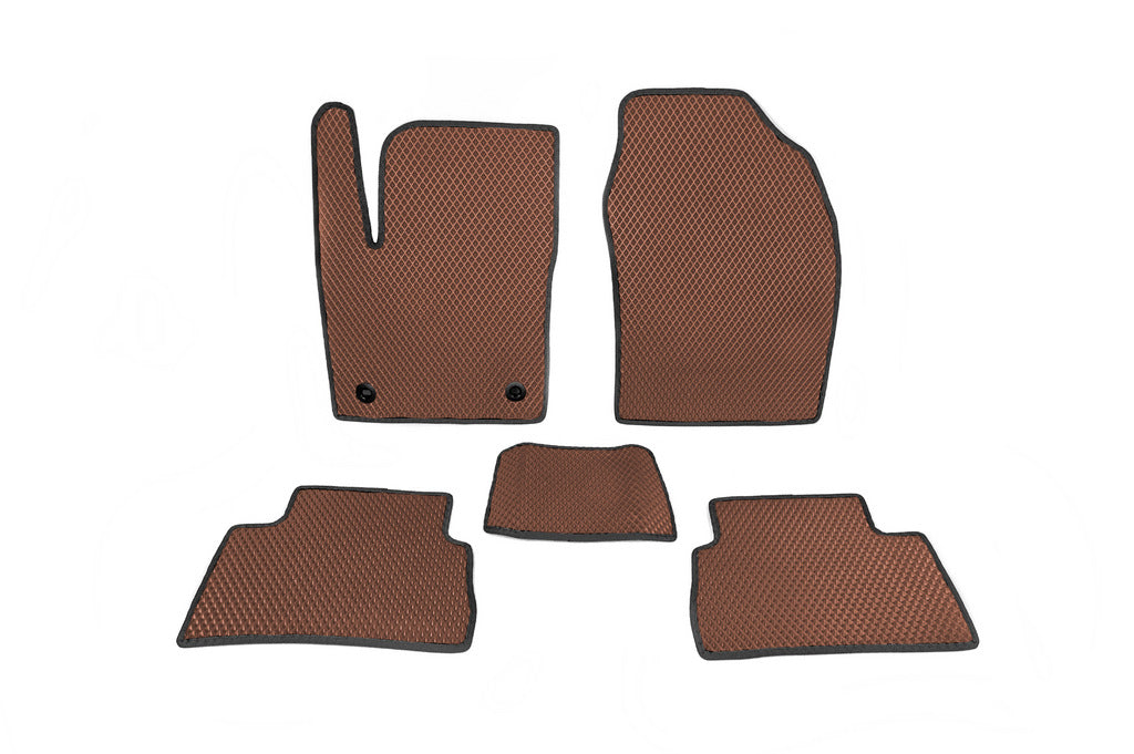 EVA Floor Mats (brick red) for Toyota C-HR 2016-2023 - image 1