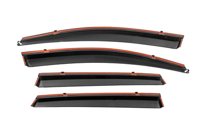 Window Deflectors with Chrome Trim Niken Luxury (4 pcs) for Honda CRV 2012-2016 - image 5