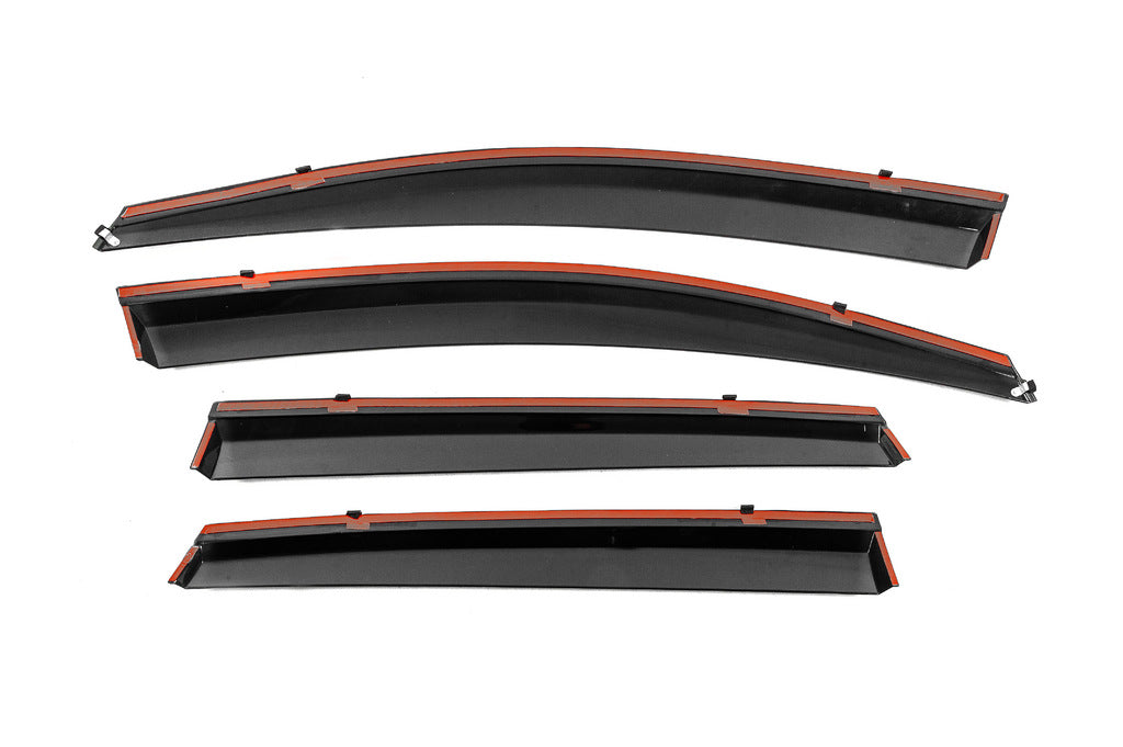 Window Deflectors with Chrome Trim Niken Luxury (4 pcs) for Honda CRV 2012-2016 - image 5