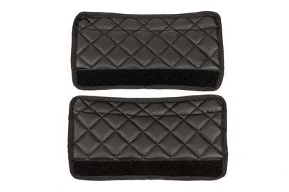 Seat Belt Pads ECO (2 pcs, Black with black stitching) - image 6