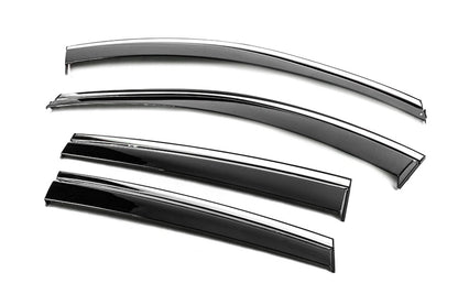 Window Deflectors with Chrome Trim Niken Luxury (4 pcs) for Ford Kuga/Escape 2013-2019 - image 6
