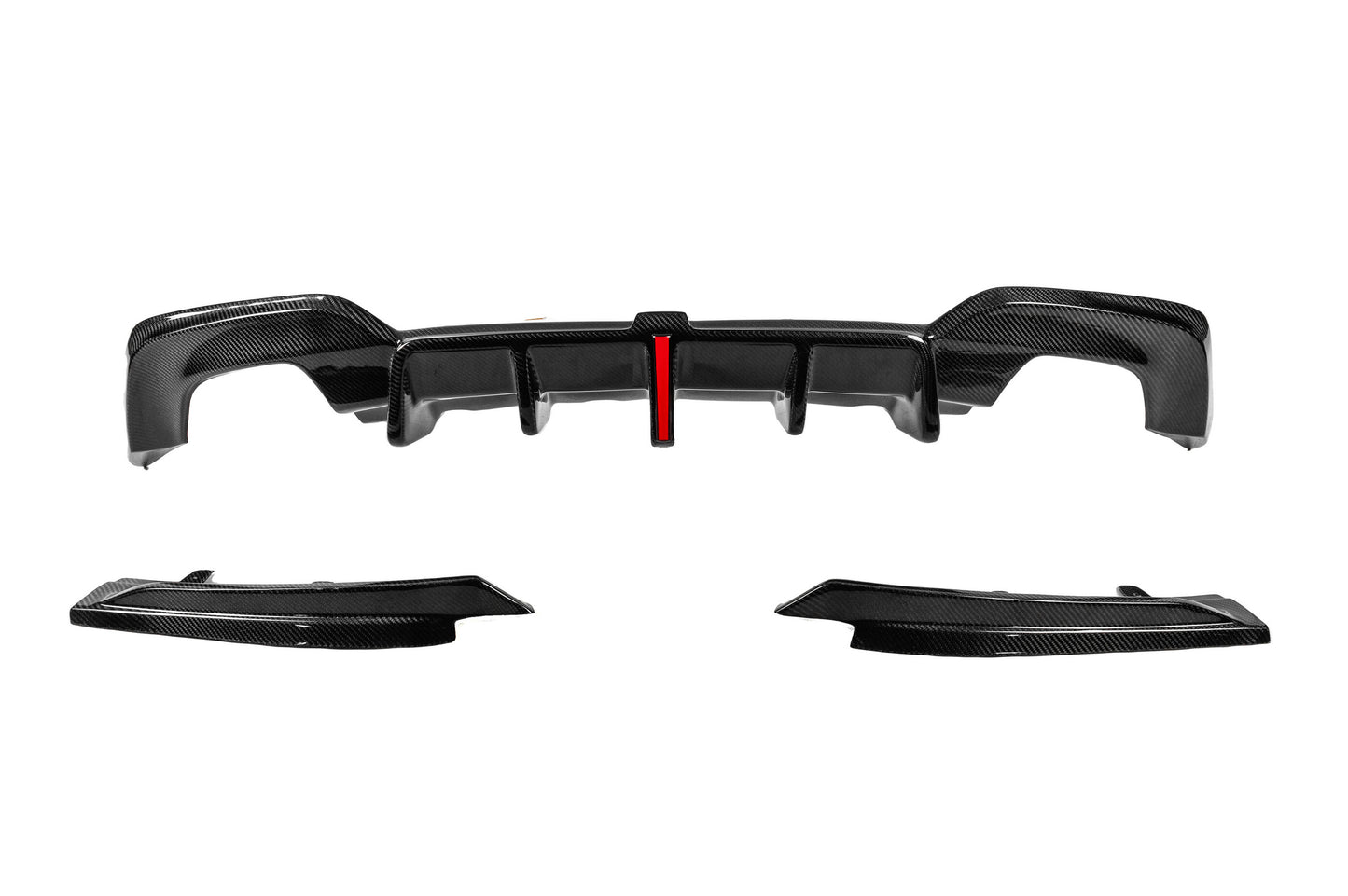 Rear Bumper Diffuser V3 (for M-Sport 2018-2022, Carbon) for BMW 3 Series G20/G21 2018- - image 2