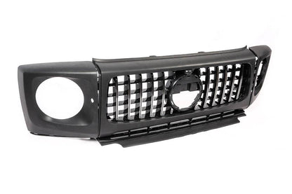 Grille and overlays on G63 headlights for Mercedes G class W463 2018-2024 - Reelken Auto