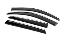 Window Deflectors with Chrome Trim Niken Luxury (4 pcs) for Hyundai Tucson JM 2004- - image 2