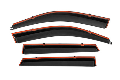 Window Deflectors with Chrome Trim Niken Luxury (4 pcs) for Hyundai Tucson JM 2004- - image 3