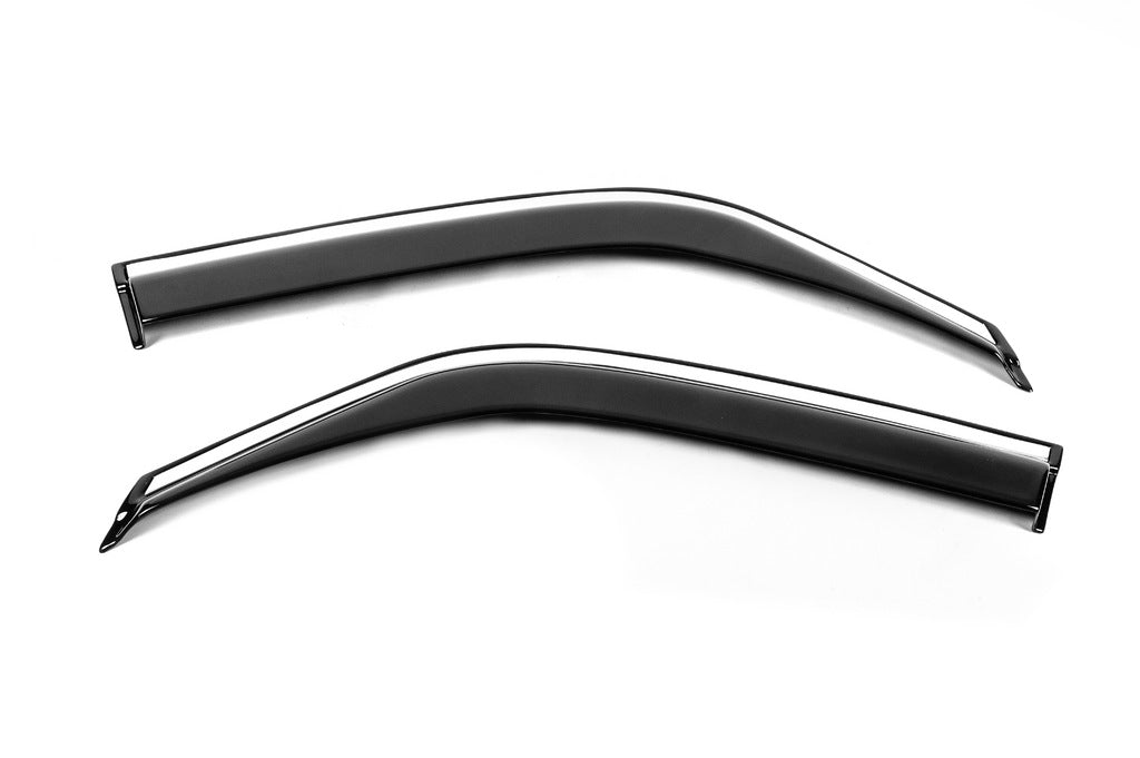 Window Deflectors (2 pcs, EuroCap, Chrome) for Mercedes Sprinter W906 2006-2018 - image 2