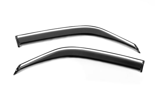 Window Deflectors (2 pcs, EuroCap, Chrome) for Mercedes Sprinter W906 2006-2018 - image 2