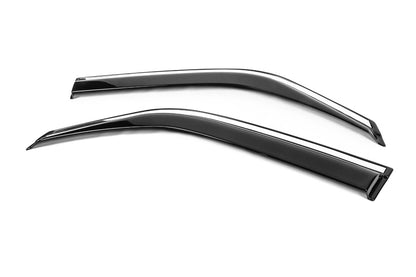Window Deflectors (2 pcs, EuroCap, Chrome) for Mercedes Sprinter W906 2006-2018 - image 3