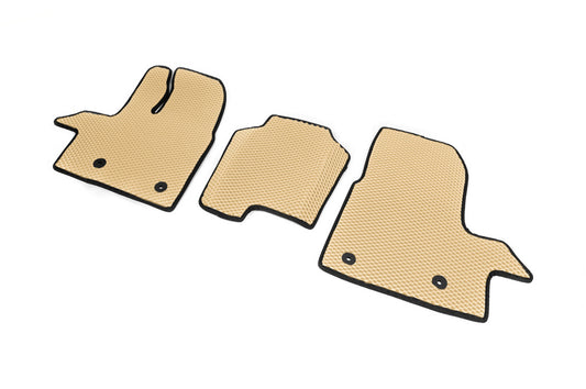 EVA Floor Mats 2014-2018 (Beige) for Ford Transit 2014- - image 2