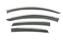Window Deflectors with Chrome Trim Niken Luxury (SD, 4 pcs) for Ford Mondeo 2014-2022 - image 1