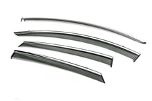 Window Deflectors with Chrome Trim Niken Luxury (SD, 4 pcs) for Ford Mondeo 2014-2022 - image 2