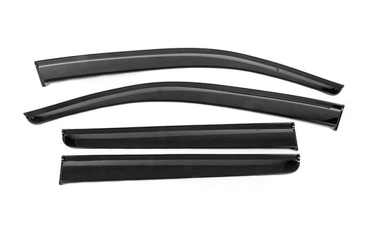 Windbreakers (4 pcs, Sunplex Sport) for Nissan NP300 1999-2015 - Reelken Auto