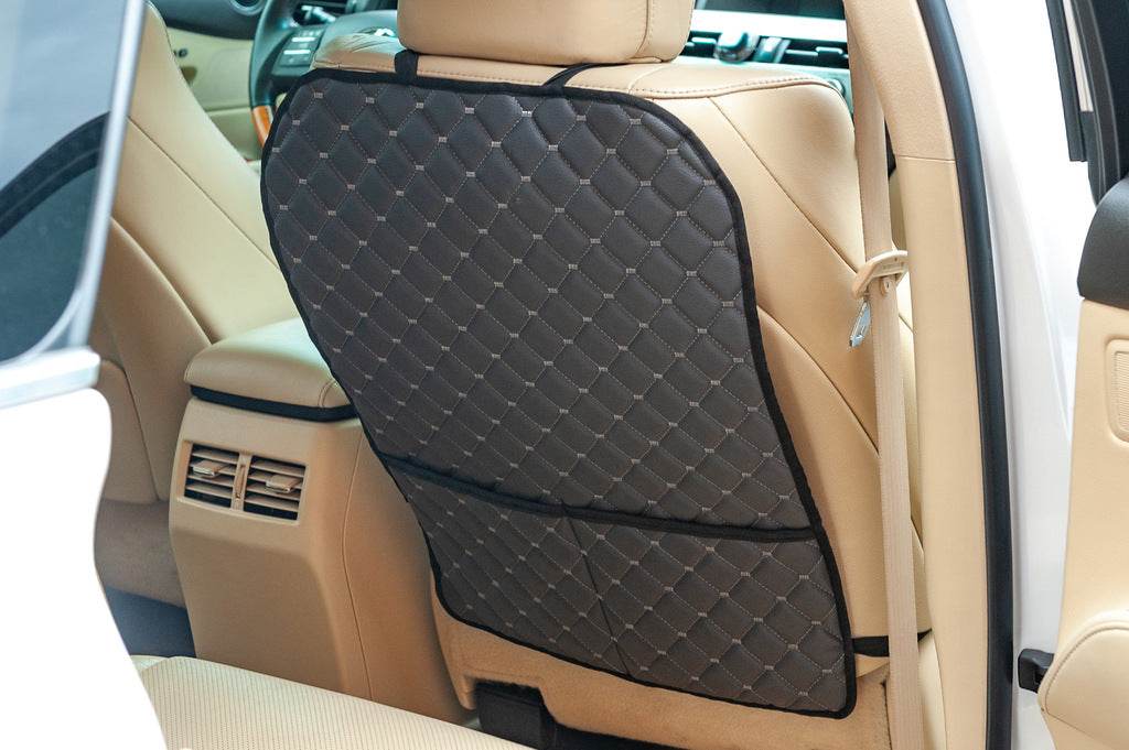 ECO seat back organizer (1 pc, Gray with gray thread) - Reelken Auto