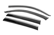 Window Deflectors with Chrome Trim Niken Luxury (4 pcs) for BMW X3 F-25 2011-2018 - image 2