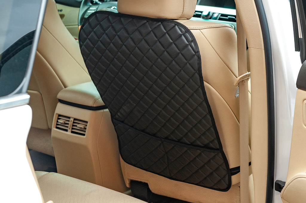 Car Seat Back Organizer ECO (1 pc, Black with Black Stitching) - image 2