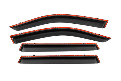 Window Deflectors with Chrome Trim Niken Luxury (4 pcs) for BMW X3 F-25 2011-2018 - image 3