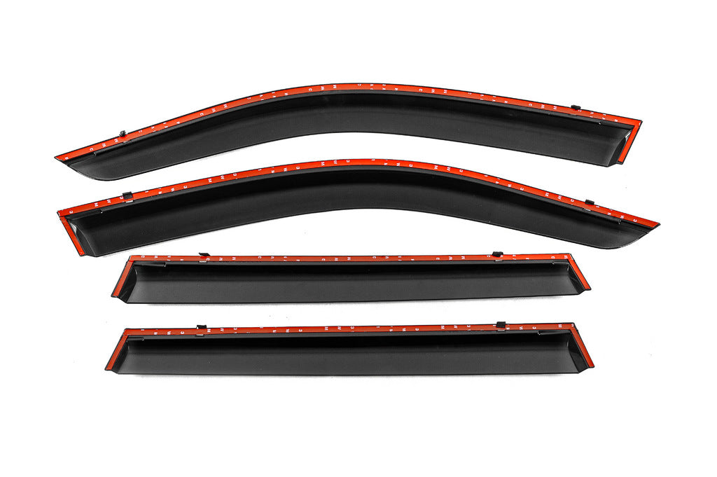 Window Deflectors with Chrome Trim Niken Luxury (4 pcs) for BMW X3 F-25 2011-2018 - image 3