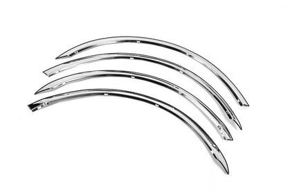 The pads on the arches (4 pieces, stainless steel) for Skoda Octavia II A5 2006-2010 - Reelken Auto