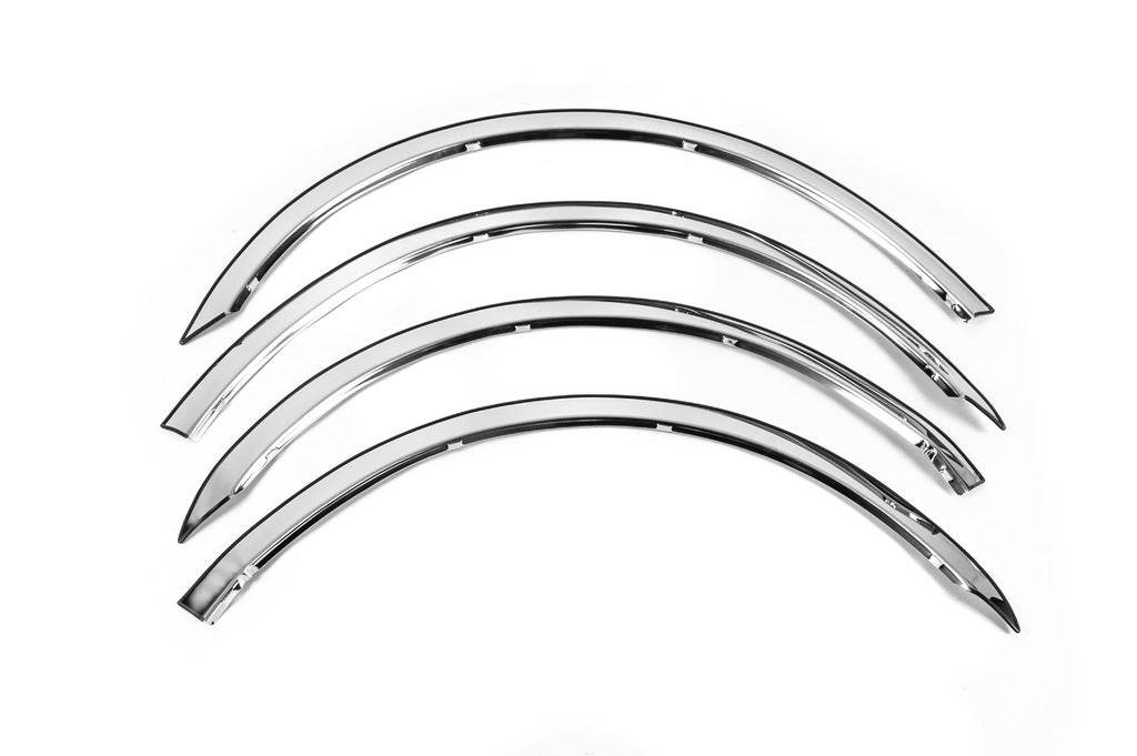 The pads on the arches (4 pieces, stainless steel) for Skoda Octavia II A5 2006-2010 - Reelken Auto