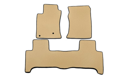 EVA Floor Mats (2 Rows, Beige) for Toyota Land Cruiser Prado 120 2002-2009 - image 3