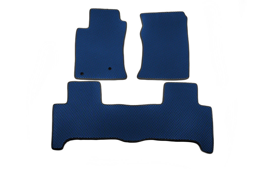 EVA Floor Mats (2 Rows, Blue) for Toyota Land Cruiser Prado 120 2002-2009 - image 3