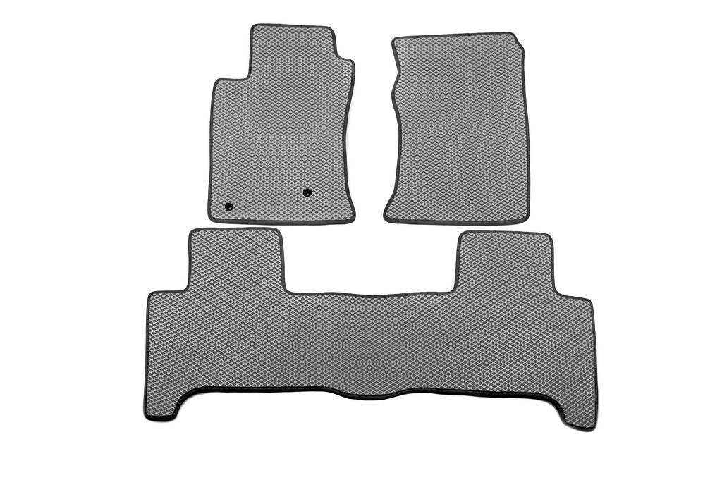 EVA mats (2 rows, Gray) for Toyota Land Cruiser Prado 120 - Reelken Auto