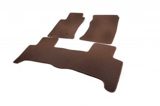 EVA mats (2 rows, brick) for Toyota Land Cruiser Prado 120 - Reelken Auto