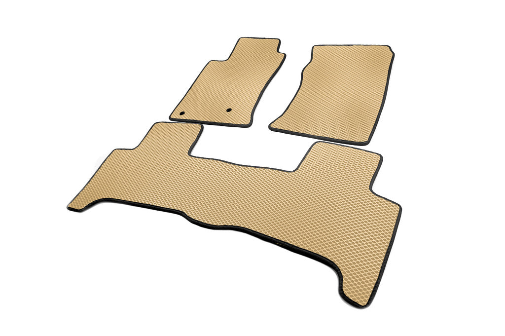 EVA Floor Mats (2 Rows, Beige) for Toyota Land Cruiser Prado 120 2002-2009 - image 4